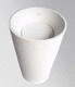 free-standing washbasin / composite / round / contemporary