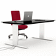 workstation desk / free-standing / contemporary / MDF