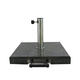 stainless steel patio umbrella base / granite