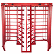 full-height turnstile / for access control / security / stainless steel