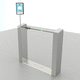access control barrier / two-way / stainless steel / for public spaces