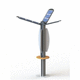 flat hybrid solar panel / standard / for concrete