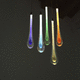 pendant lamp / blown glass / contemporary / corded