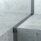 metal expansion joint / for floor / for wall