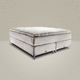 double bed / contemporary / upholstered / fabric