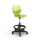 plastic task chair / star base / on casters / swivel