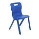 contemporary chair / indoor / polypropylene / steel base