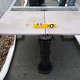 plastic raised floor pedestal / self-leveling / outdoor / adjustable