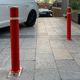 security bollard / flexible / electronic / polyurethane
