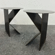 original design side table / steel / steel base / round