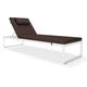 contemporary sun lounger / Sunbrella® / acrylic fabric / aluminum