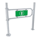 glass turnstile / for public building