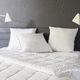 cotton pillow / polyester fiber / rectangular / square