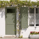 swing shutter / louvre / PVC / wood look