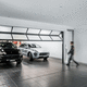 sectional garage door / roll-up / folding / aluminum