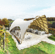 wooden gazebo / wooden frame / for public space / for hotel