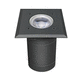 recessed floor light fixture / LED / square / IP54