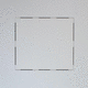 wall hatch / for ceiling / rectangular / composite