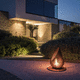 wood-burning fire pit / COR-TEN® steel