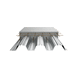composite structural floor / prefab / galvanised steel