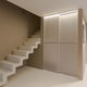 aluminum closet door / Plexiglas® / HPL / sliding