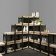 corner shelf / contemporary / HPL / laminate