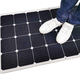 monocrystalline PV solar panel / semi-rigid