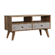 Scandinavian design TV cabinet / with drawers / with shelves / solid wood