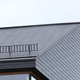 flat roofing / fiber cement / slate look / flame-retardant