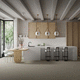 porcelain counter top / contract / kitchen / white