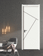 interior door / in WPC / swing / contemporary