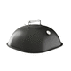 cooking dome with thermometer / colored / inox