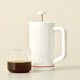 filter coffee brewer / white / black