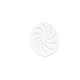 plastic ventilation grill / round / exterior / commercial