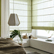 Roman blinds / for window / fabric / manual