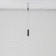 pendant lamp / brass / contemporary / corded