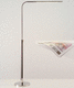 floor-standing lamp / brass / contemporary / corded
