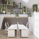 ceiling sound-absorbing panel / hanging / polyester fiber / fabric