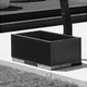 aluminum planter / rectangular / contemporary / for restaurant