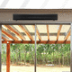 ceiling-mounted infrared patio heater / wall-mounted / electric / home