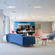 insulating suspended ceiling / aluminum / plaster / panel