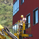 heat-resistant security film / sun protection / for glazing / window