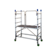 aluminum scaffolding / high / on casters / low-level