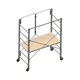 aluminum scaffolding / on casters / low-level