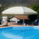 square marquee tent / PVC / steel / dome