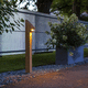 garden bollard light / urban / contemporary / stainless steel