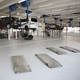 PVC flooring / indoor / industrial / tile