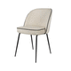 contemporary chair / indoor / fabric / steel base