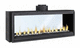closed gas hearth / double-sided / metal