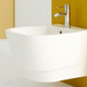 wall-hung bidet / ceramic